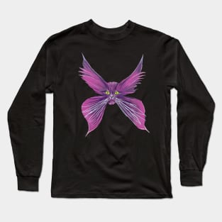 Cat Butterfly Long Sleeve T-Shirt